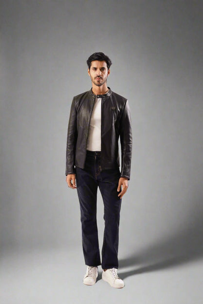 CROSS STICH - LEATHER JACKET