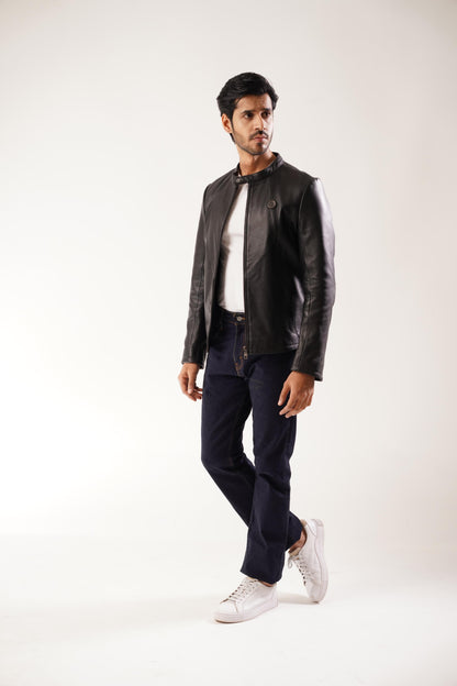 CROSS STICH - LEATHER JACKET
