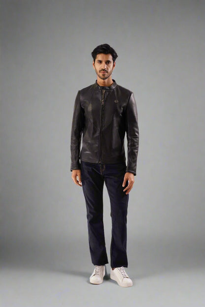 CROSS STICH - LEATHER JACKET