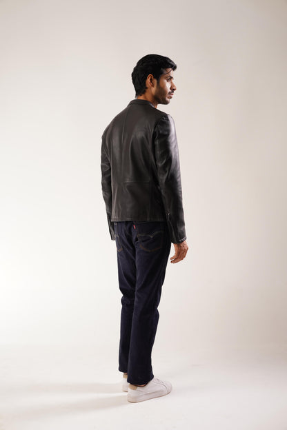CROSS STICH - LEATHER JACKET